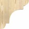 Ekena Millwork New Brighton Rough Sawn Corbel, Douglas Fir, 6"W x 12"D x 12"H COR06X12X12NEB00RDF - alternate 4